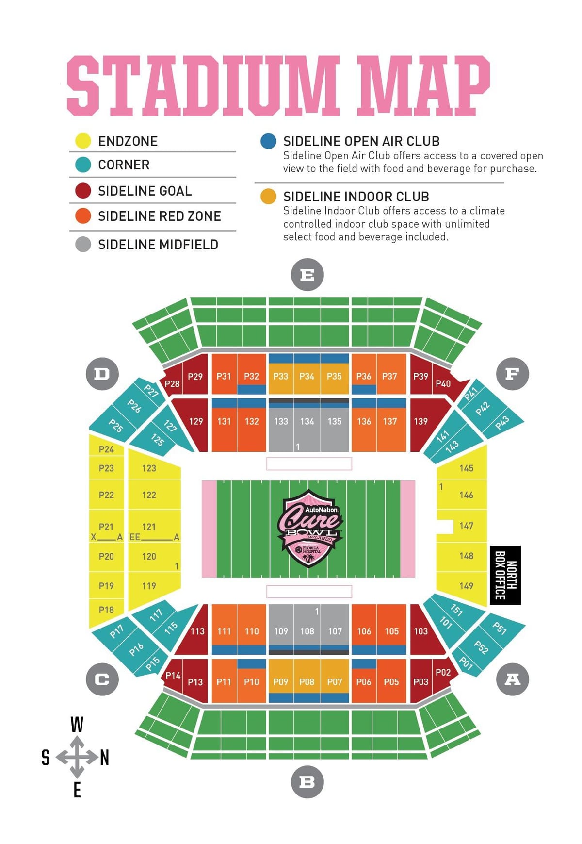camping Wereld stadion plattegrond