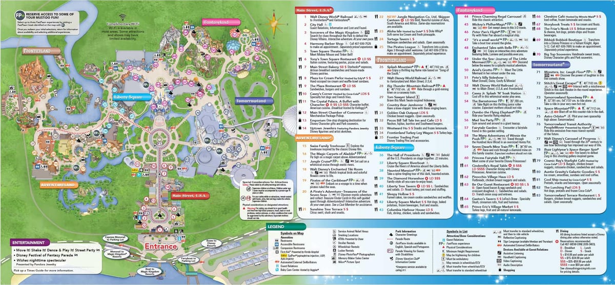Disney World, Orlando-kaart